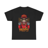 Monkey Funkey  Unisex Cotton Tee - Extreme Dirt Bike Champion Shirt
